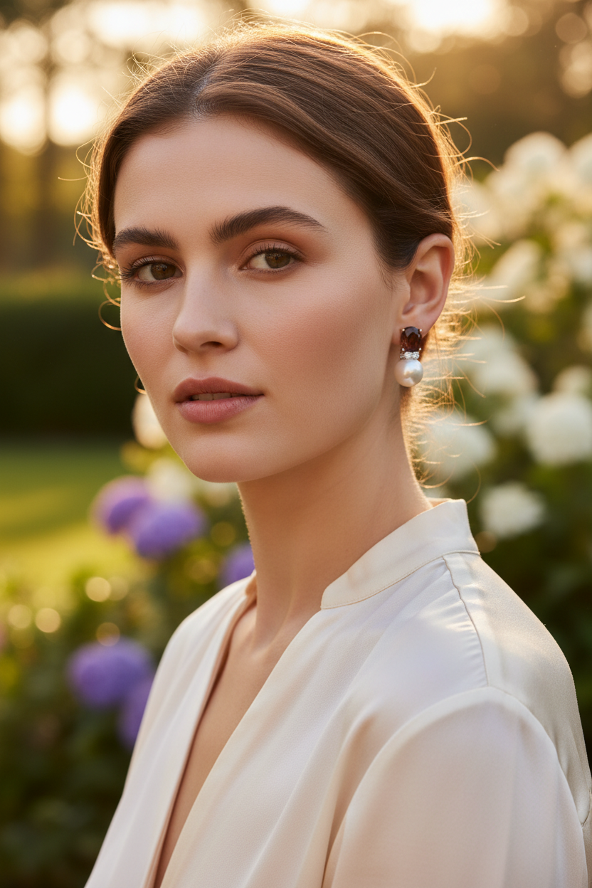 Stud earrings