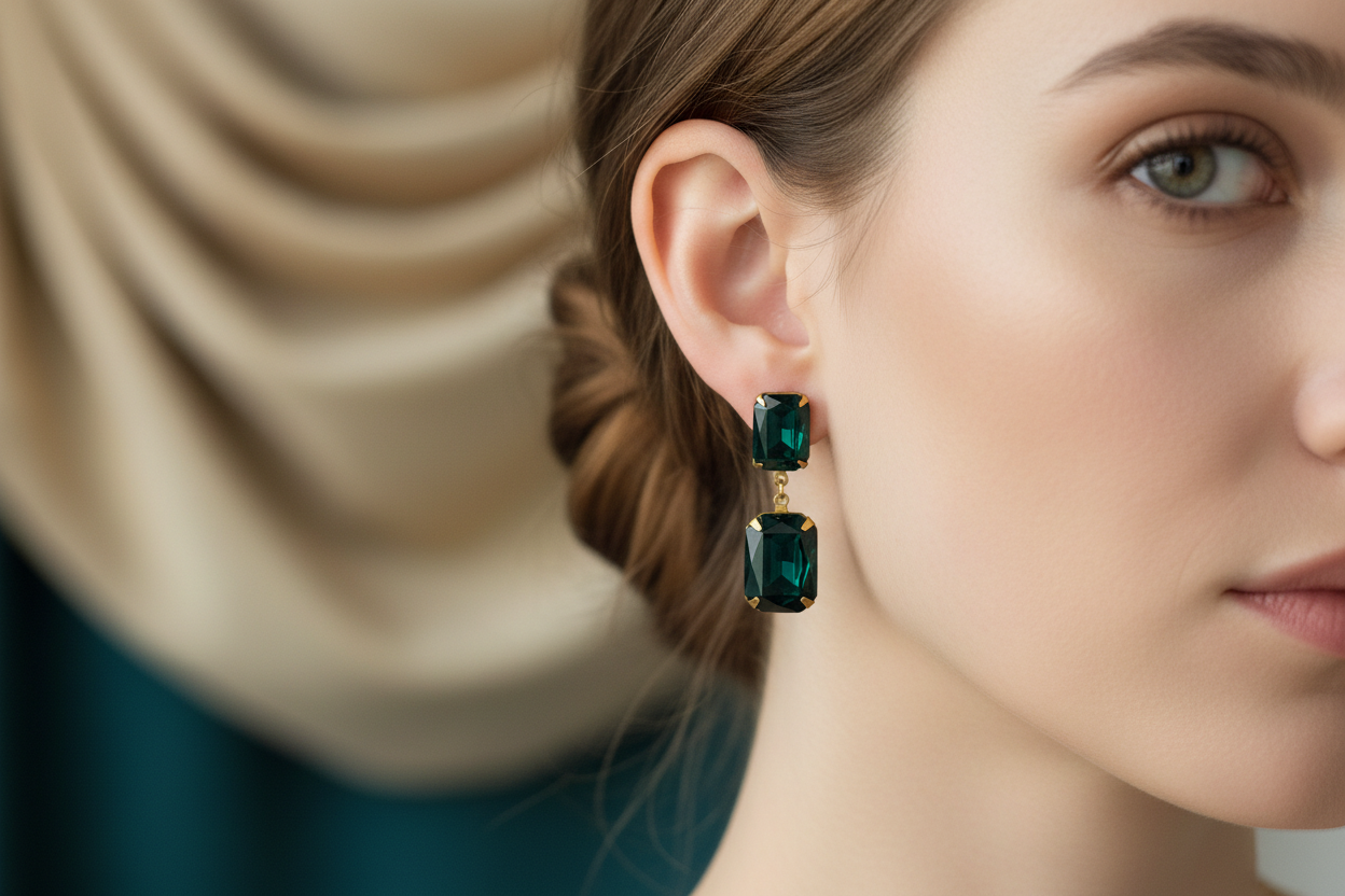 Arabella Drops Emerald