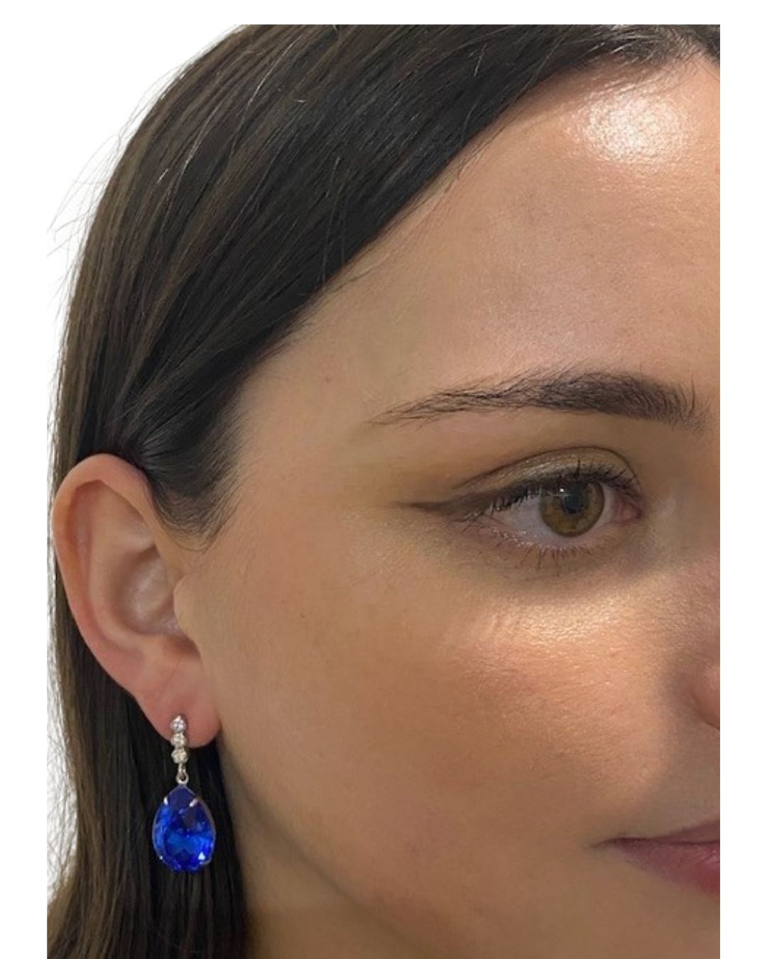 Blue Sapphire Crystal Drops