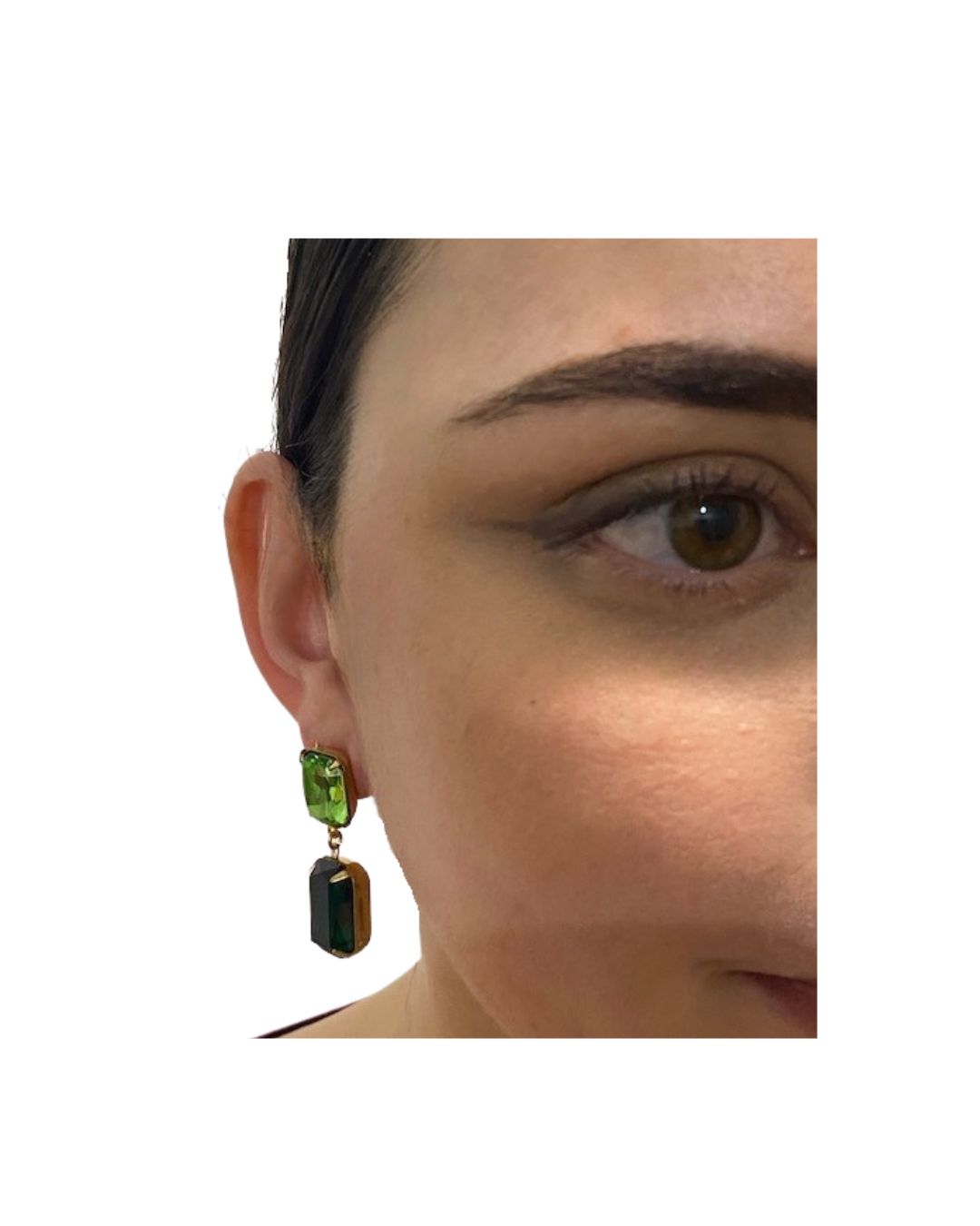 Arabella Drops in Peridot Emerald