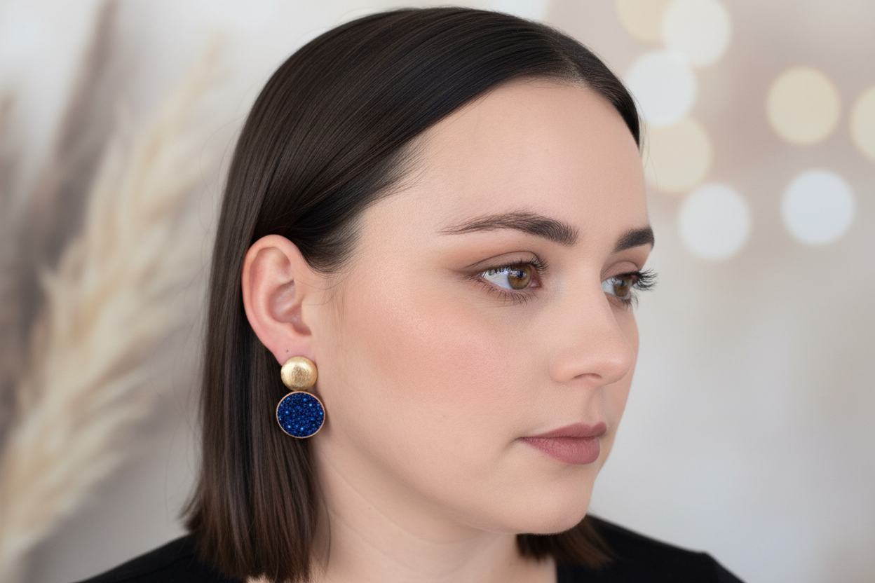 Dazzle Drops in Midnight Blue