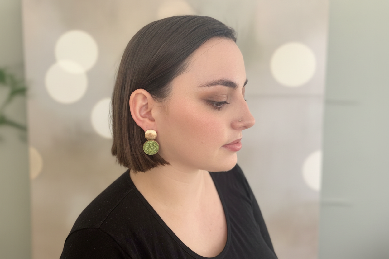 Dazzle Drops in Sage Green