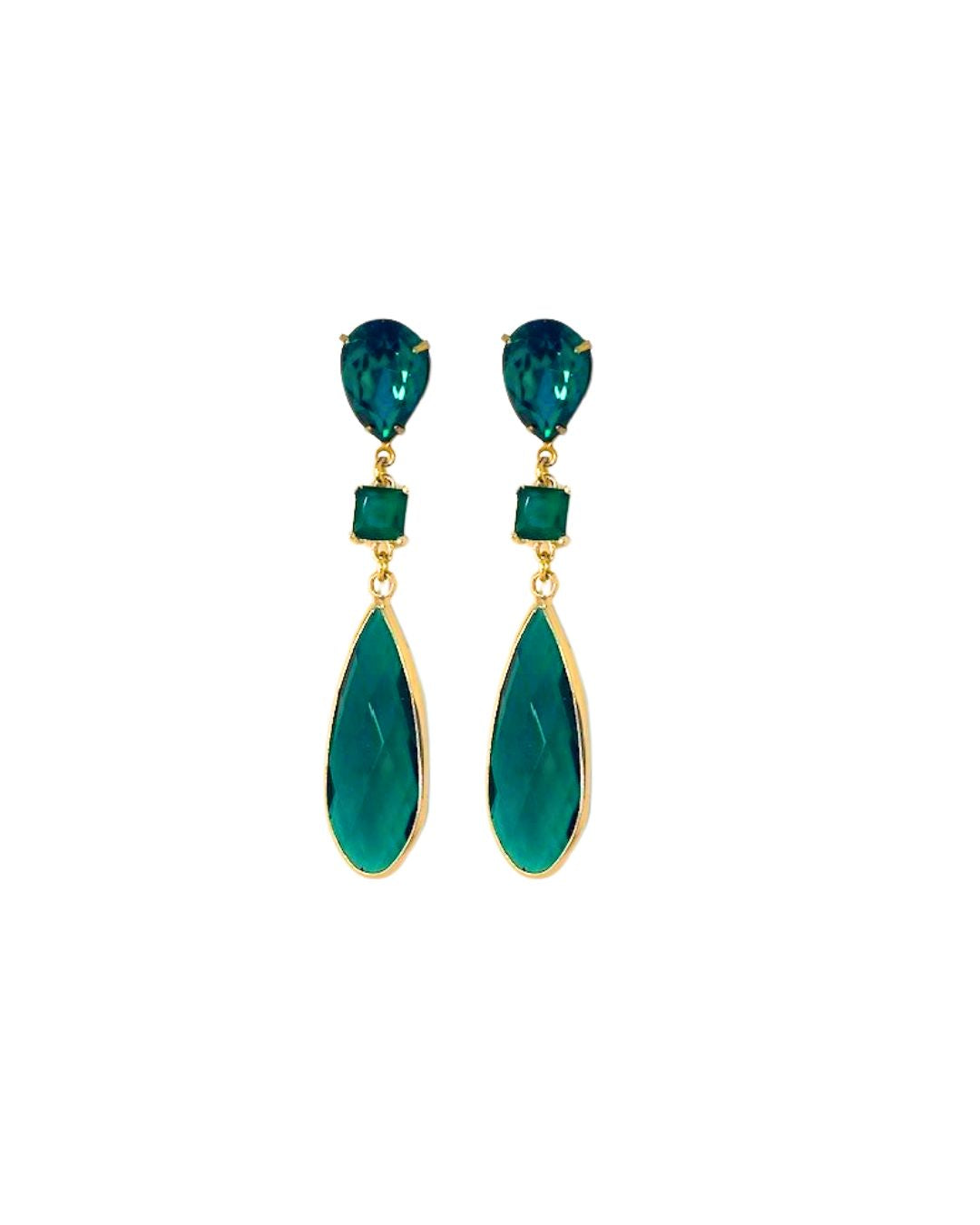 Midnight Emerald Drops
