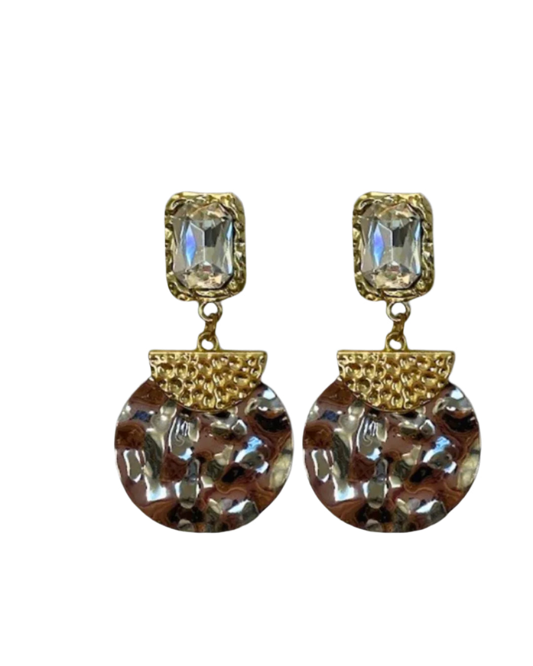Silver Crystal Drops