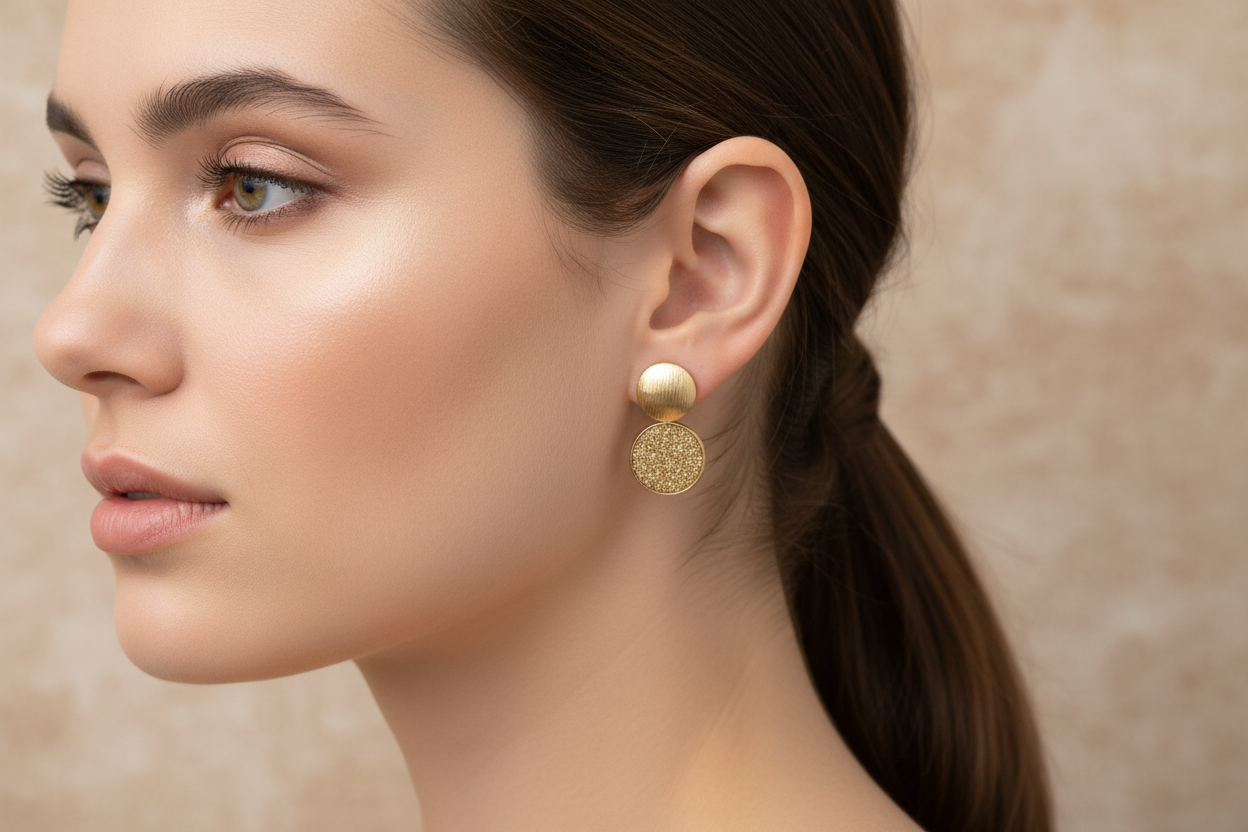 Dazzle Drops in Gold