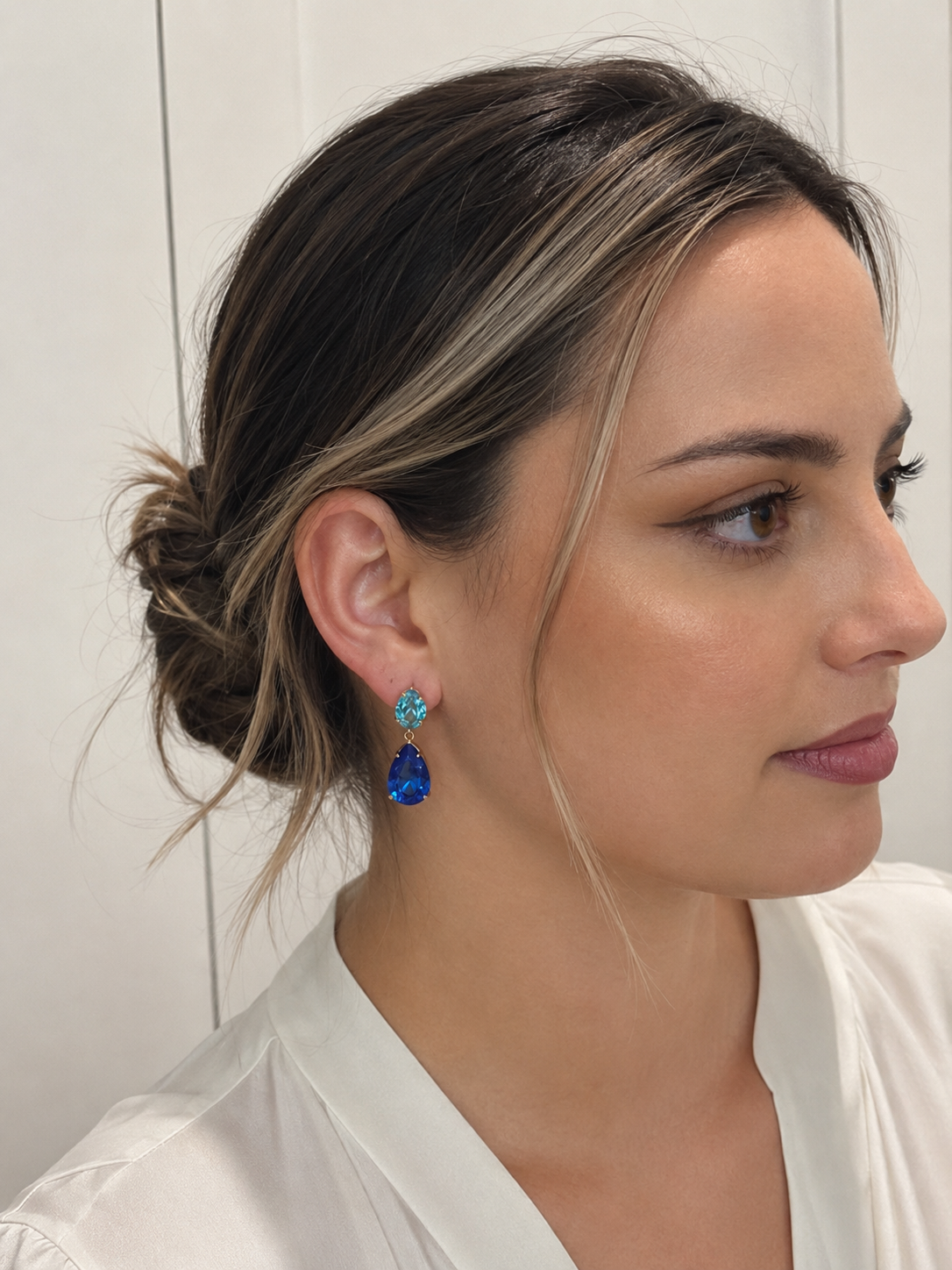 Millie Drops Aqua & Sapphire